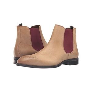 Donald J. Pliner Men Shoes | 'Santino' Chelsea Boot Expresso Brushed Suede 8.5M